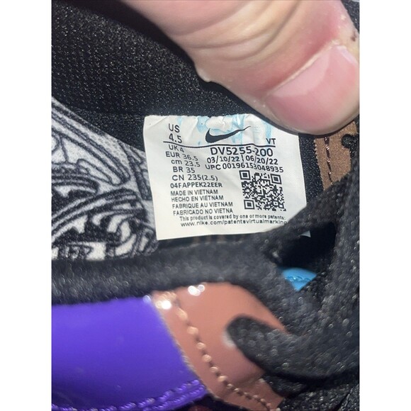 Size 4.5 - Undefeated x Nike Air Force 1 Low Pink Prime